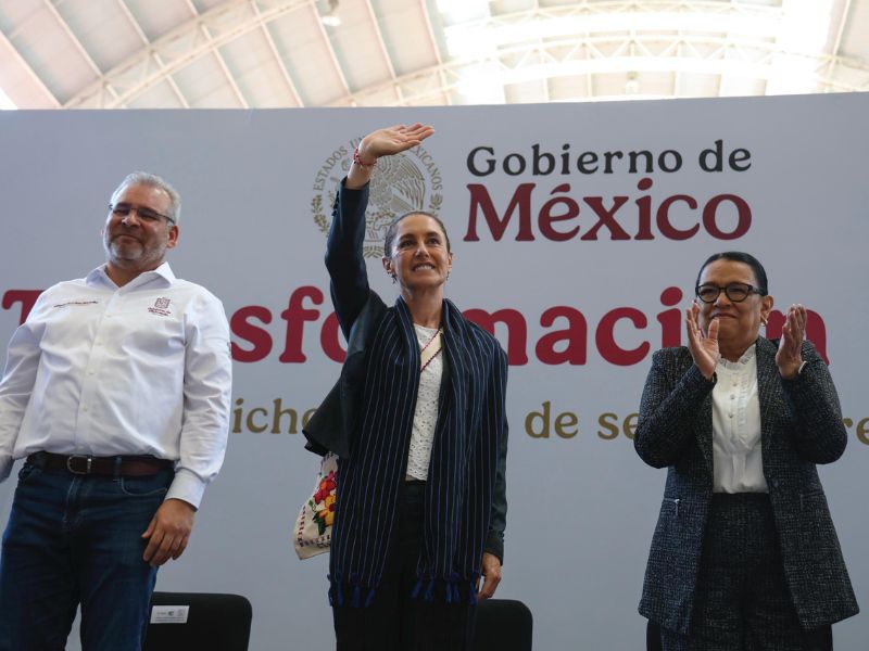 Gira Nacional de Rendición de Cuentas Sheinbaum visita Michoacán y Estado de México