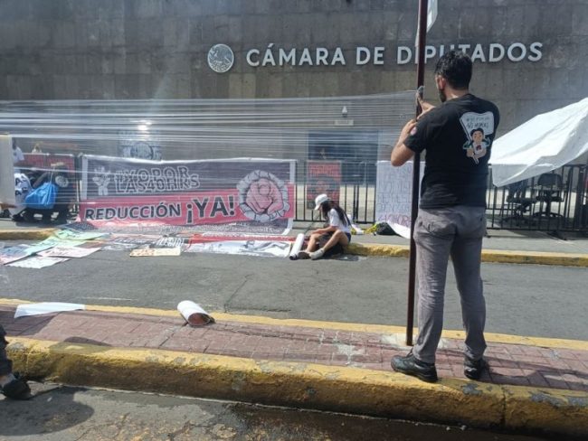 Frente Nacional por las 40 horas se manifiesta