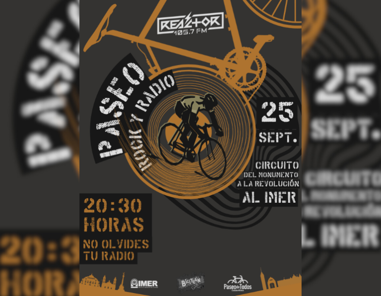 Paseo ciclista Reactor 105.7