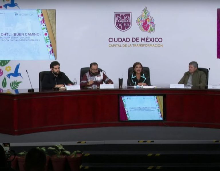 Brugada lanza “Cualli Ohtli” para pavimentar calles primarias en CDMX