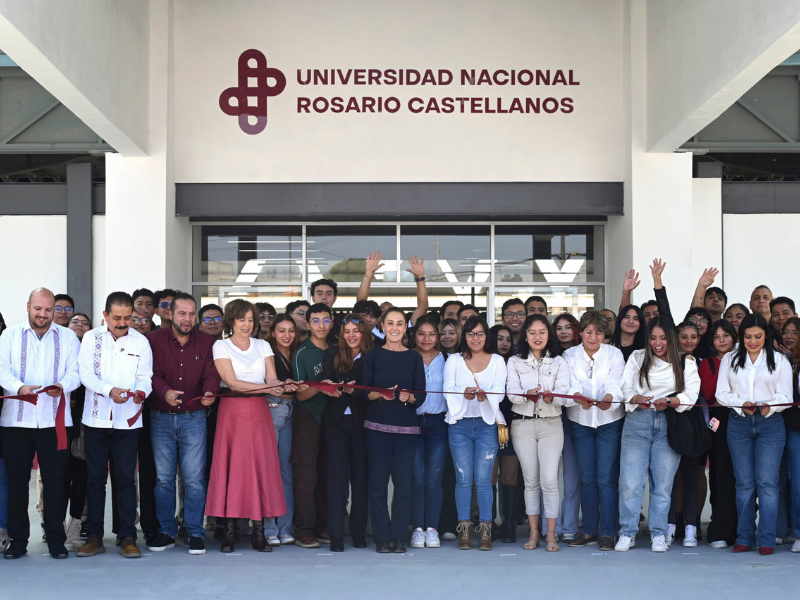 Claudia Sheinbaum inaugura la Universidad Rosario Castellanos en Chalco y celebra el derecho a la educación e igualdad de las mujeres Claudia Sheinbaum inaugura la Universidad Rosario Castellanos en Chalco y celebra el derecho a la educación e igualdad de las mujeres