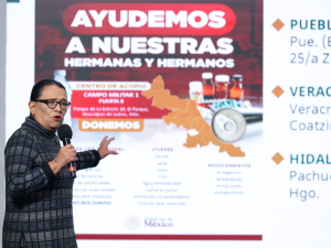 Rosa Icela Rodríguez destaca solidaridad de los estados ante afectaciones por lluvias