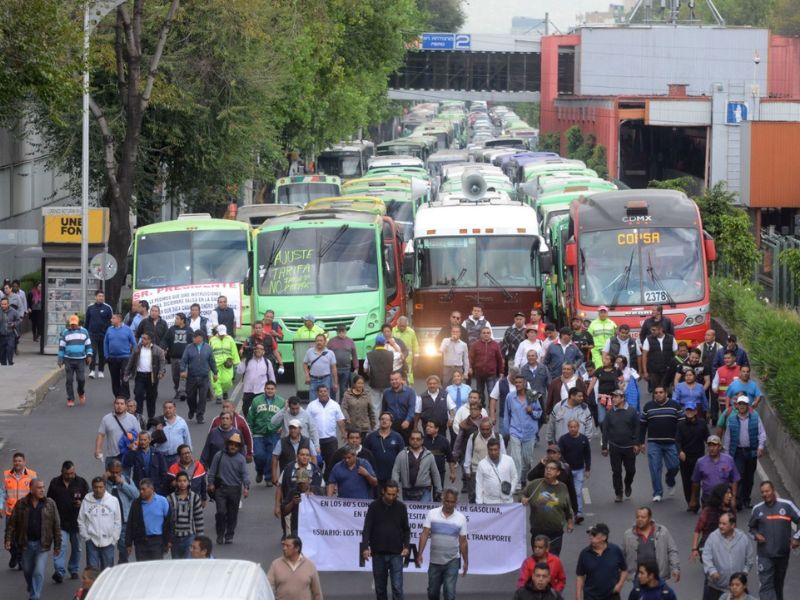 transportistas-cdmx-291025 bloqueos CDMX
