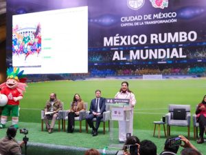 Brugada Se destinarán más de 6 mil mdp en infraestructura para la Copa Mundial de Fútbol 2026.