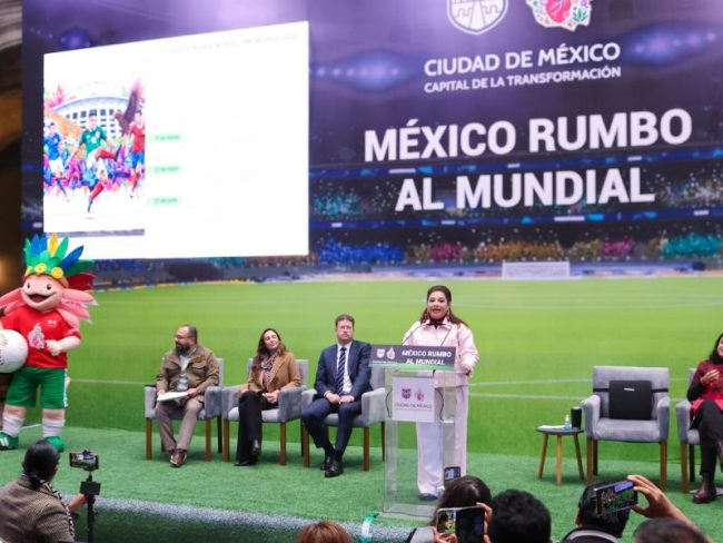 Brugada Se destinarán más de 6 mil mdp en infraestructura para la Copa Mundial de Fútbol 2026.