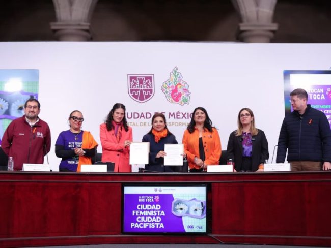 Brugada encabeza presentación del paquete legislativo en la CDMX