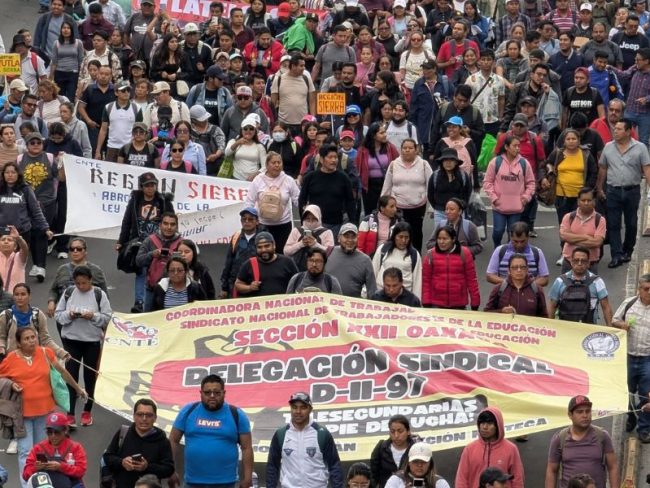 CNTE anuncia paro nacional de 48 horas; Sheinbaum reitera diálogo abierto con el magisterio