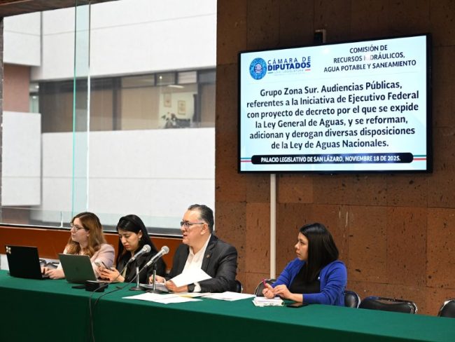 Diputados inician audiencias públicas para impulsar nueva Ley General de Aguas