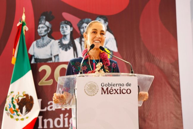SHEINBAUM MIXTECA OAXACA
