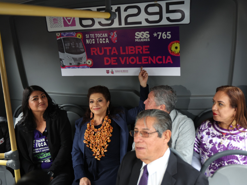“Queremos garantizar viajes sin violencia en todo el transporte público de la CDMX”: Clara Brugada