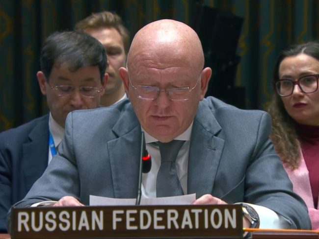 Consejo de Seguridad de la ONU Rusia denuncia bloqueo de EU contra Venezuela