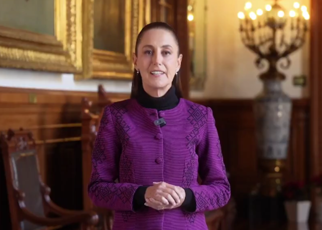 Claudia Sheinbaum envía mensaje de fin de año y reafirma su compromiso con México en 2026 Claudia Sheinbaum envía mensaje de fin de año y reafirma su compromiso con México en 2026