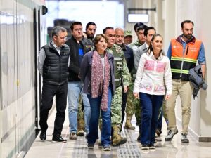 Sheinbaum encabeza recorrido de supervisión del Tren Suburbano AIFA–Lechería