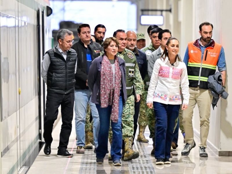 Sheinbaum encabeza recorrido de supervisión del Tren Suburbano AIFA–Lechería Sheinbaum encabeza recorrido de supervisión del Tren Suburbano AIFA–Lechería