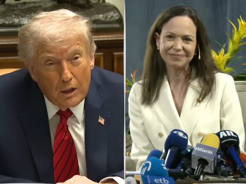 Trump anuncia incautación de petrolero frente a Venezuela y María Corina Machado habla desde Oslo Trump anuncia incautación de petrolero frente a Venezuela y María Corina Machado habla desde Oslo