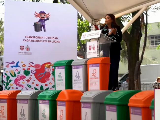 CDMX busca reutilizar 75% de los residuos domésticos con nueva campaña de separación