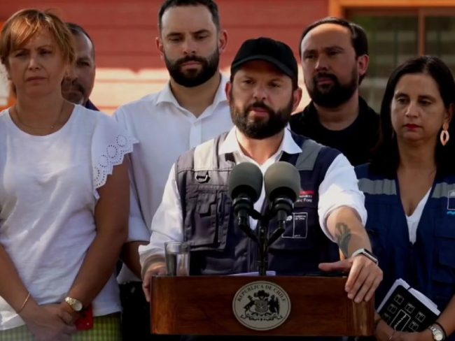 Incendios en Chile Gabriel Boric expresa solidaridad con víctimas