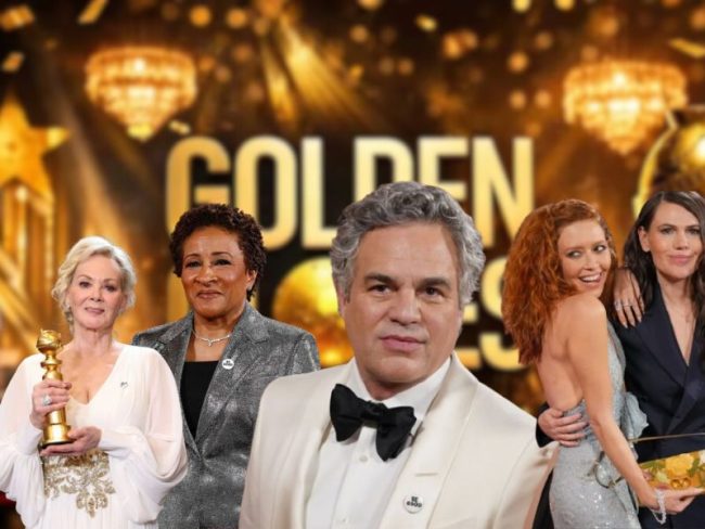 Protesta en la edición 83 de los Golden Globes 2026