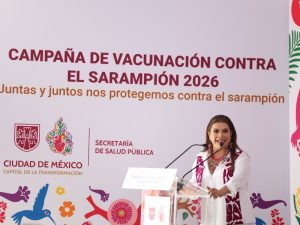Con 500 brigadas y mil 500 vacunadores, refuerzan vacunación contra el sarampión en CDMX