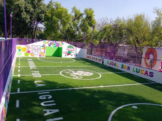 Inauguración cancha “Pioneras del 71”
