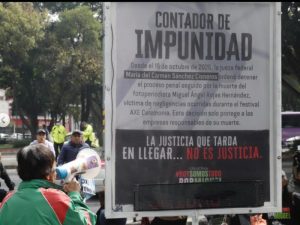 Contadores de impunidad se instalan