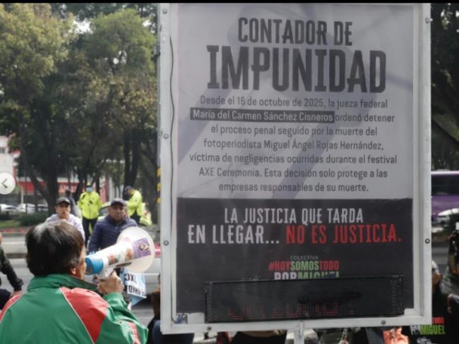 Contadores de impunidad se instalan