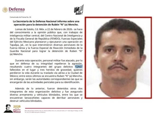 muerte de El Mencho muerte de El Mencho genera ola de seinformación