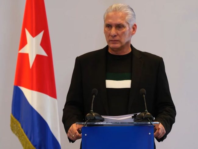 Comparece Miguel Díaz-Canel, presidente de Cuba Comparece Miguel Díaz-Canel, presidente de Cuba