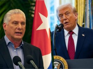 Donald Trump dice que Cuba caerá
