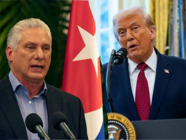 Donald Trump dice que Cuba caerá