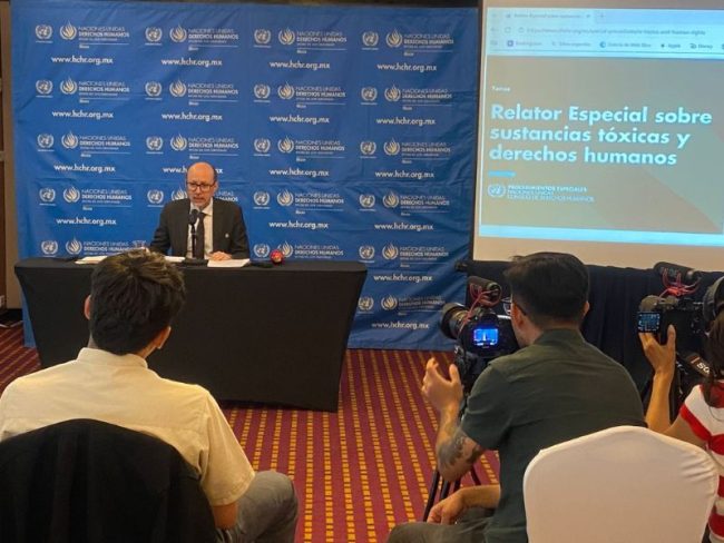 ONU, Visita del Relator Especial