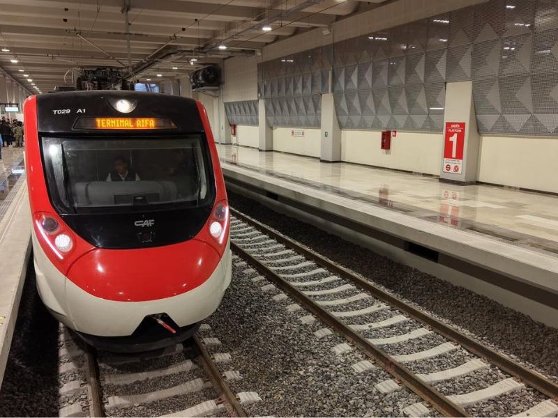 El nuevo tren al AIFA mejora la conectividad en CDMX con traslados rápidos