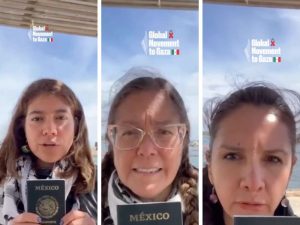 Flotilla Global Sumud - mexicanas detenidas
