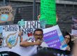 Protestas en defensa de Mahahual