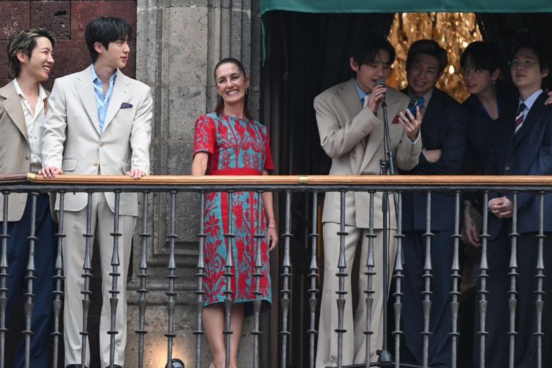 BTS - México - Sheinbaum