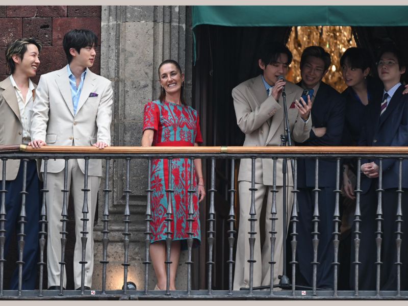 BTS - México - Sheinbaum