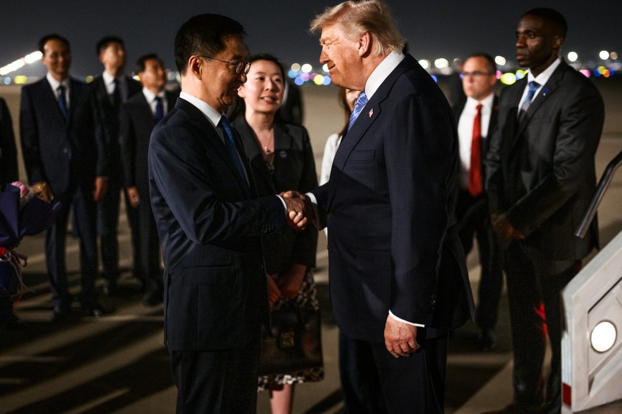 Trump en China
