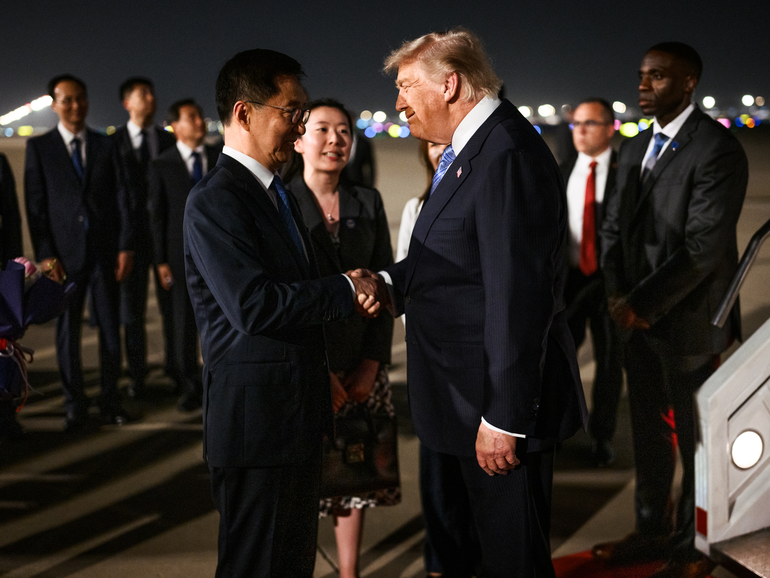 Trump en China