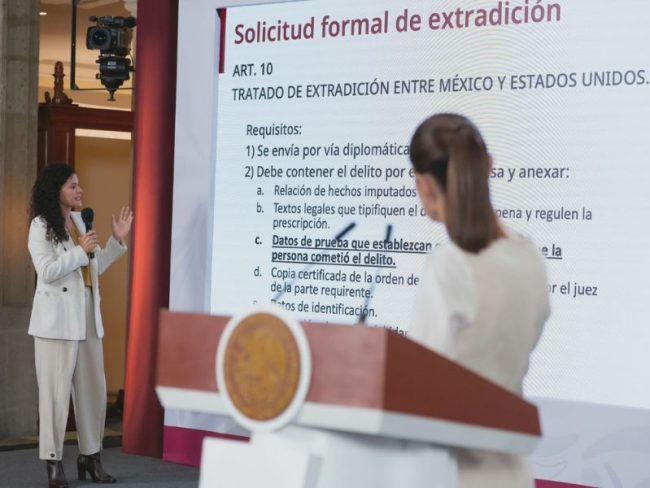 Sheinbaum y Alcalde explican el proceso de extradición en el caso Sinaloa.