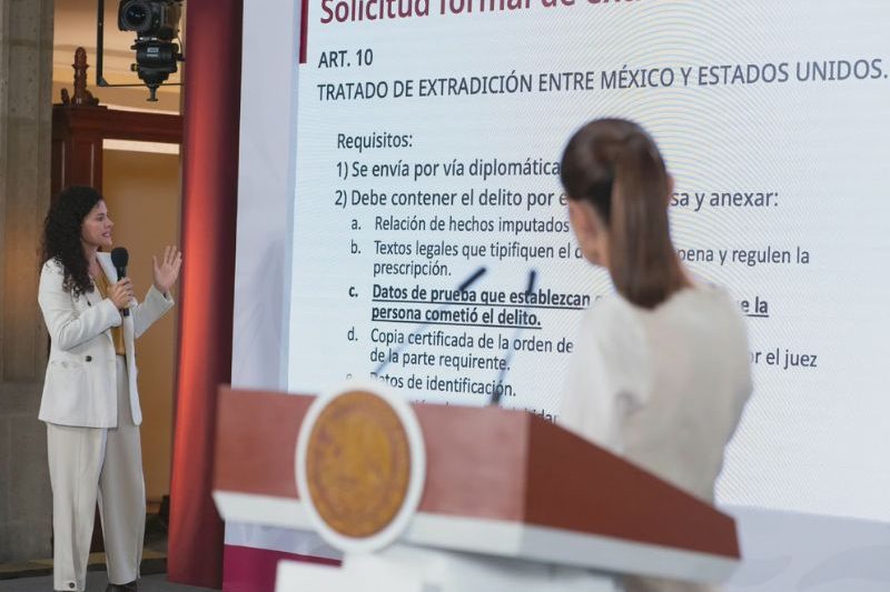 Sheinbaum y Alcalde explican el proceso de extradición en el caso Sinaloa.