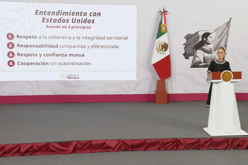 Sheinbaum respondió a Donald Trump y aseguró que México sí combate al narcotráfico con resultados concretos