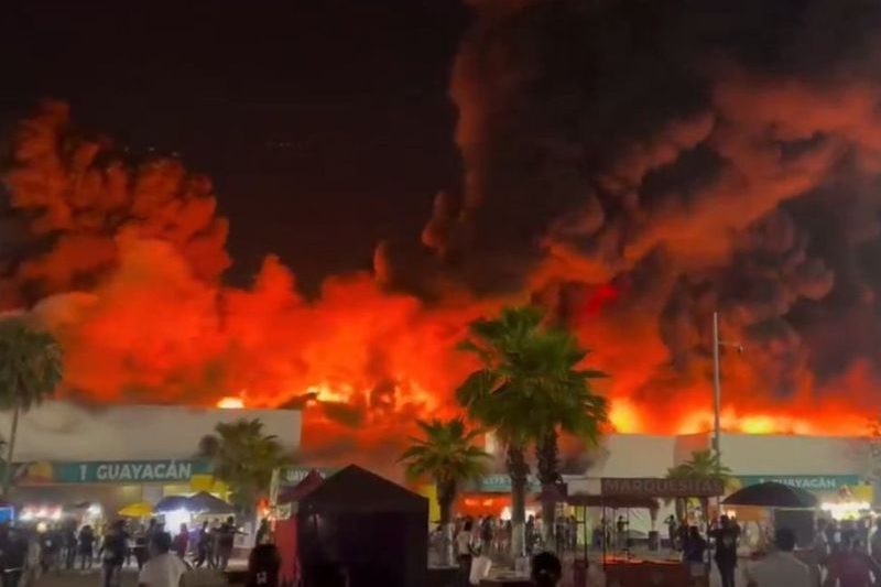 Incendio en la Feria Tabasco 2026 deja cinco muertos en la Nave 1 del Parque Tabasco Dora María
