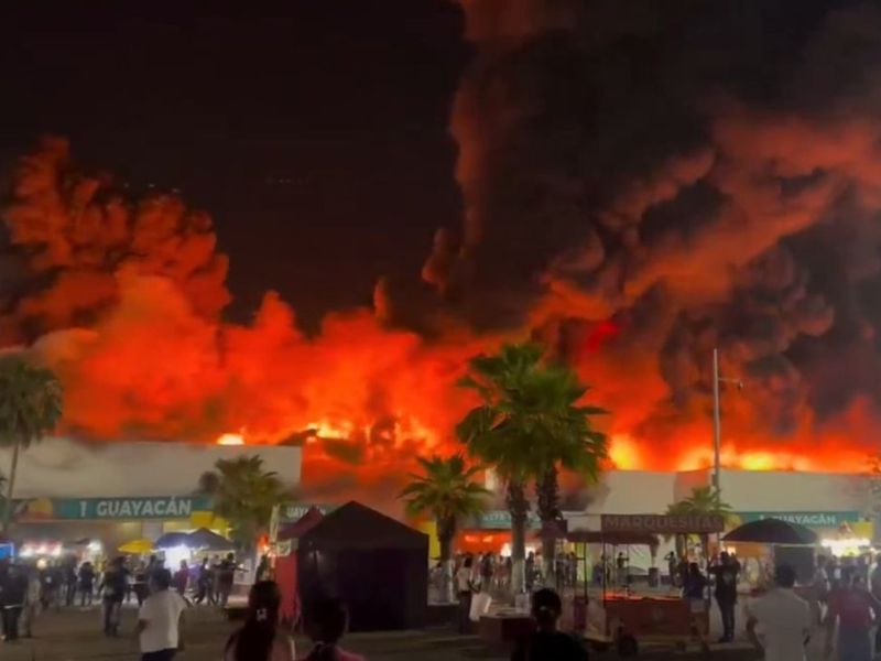 Incendio en la Feria Tabasco 2026 deja cinco muertos en la Nave 1 del Parque Tabasco Dora María