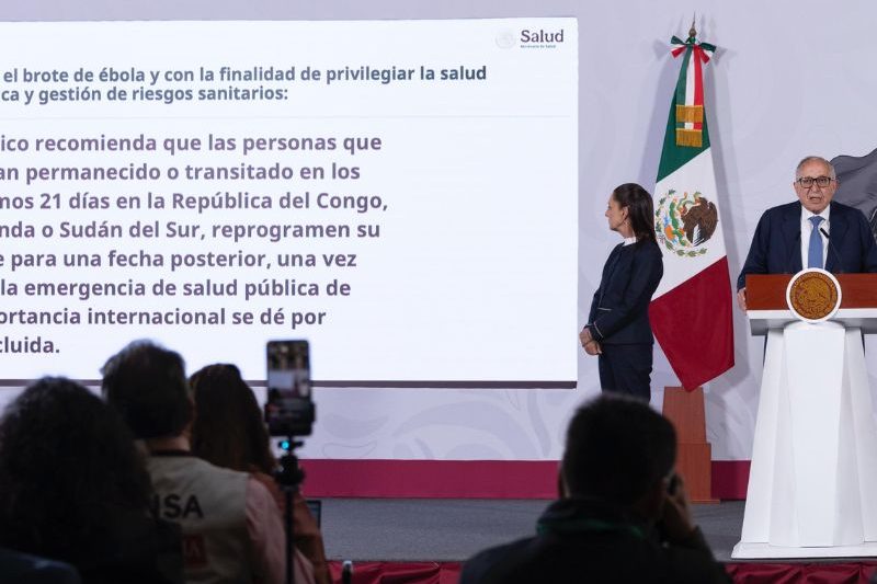 México reforzará filtros sanitarios y vigilancia epidemiológica ante el brote de ébola rumbo al Mundial 2026. México reforzará filtros sanitarios y vigilancia epidemiológica ante el brote de ébola rumbo al Mundial 2026.