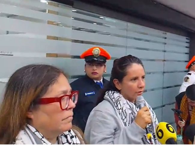 Violeta Núñez y Sol González, activistas mexicanas detenidas por Israel
