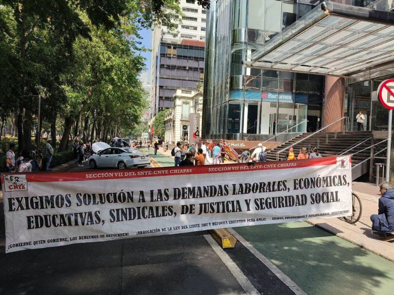CNTE mantiene protestas; exige reactivar diálogo