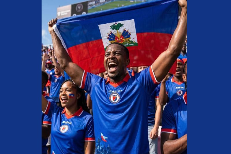 FIFA obliga a Haití a ajustar diseño de su camiseta FIFA obliga a Haití a ajustar diseño de su camiseta
