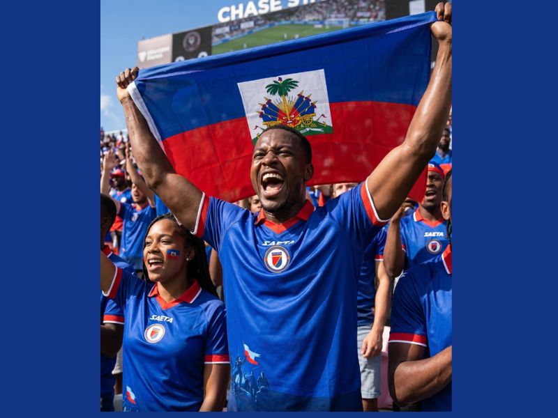 FIFA obliga a Haití a ajustar diseño de su camiseta FIFA obliga a Haití a ajustar diseño de su camiseta