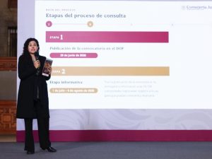 Gobierno federal firma la consulta para la Ley General de Derechos de los Pueblos Indígenas y Afromexicanos.