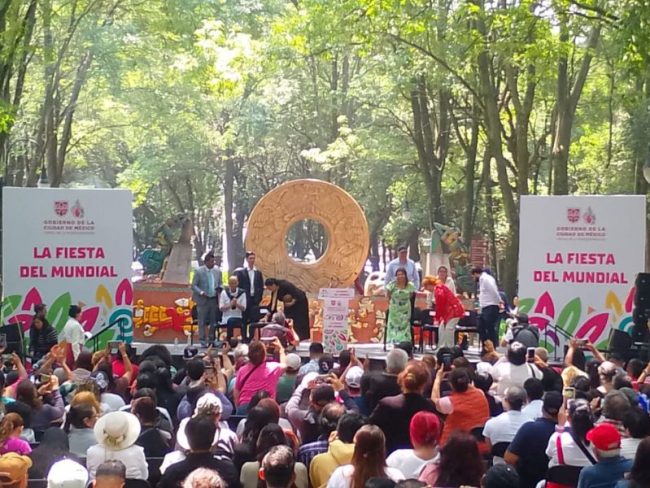 Brugada encabeza fiesta del Mundial
